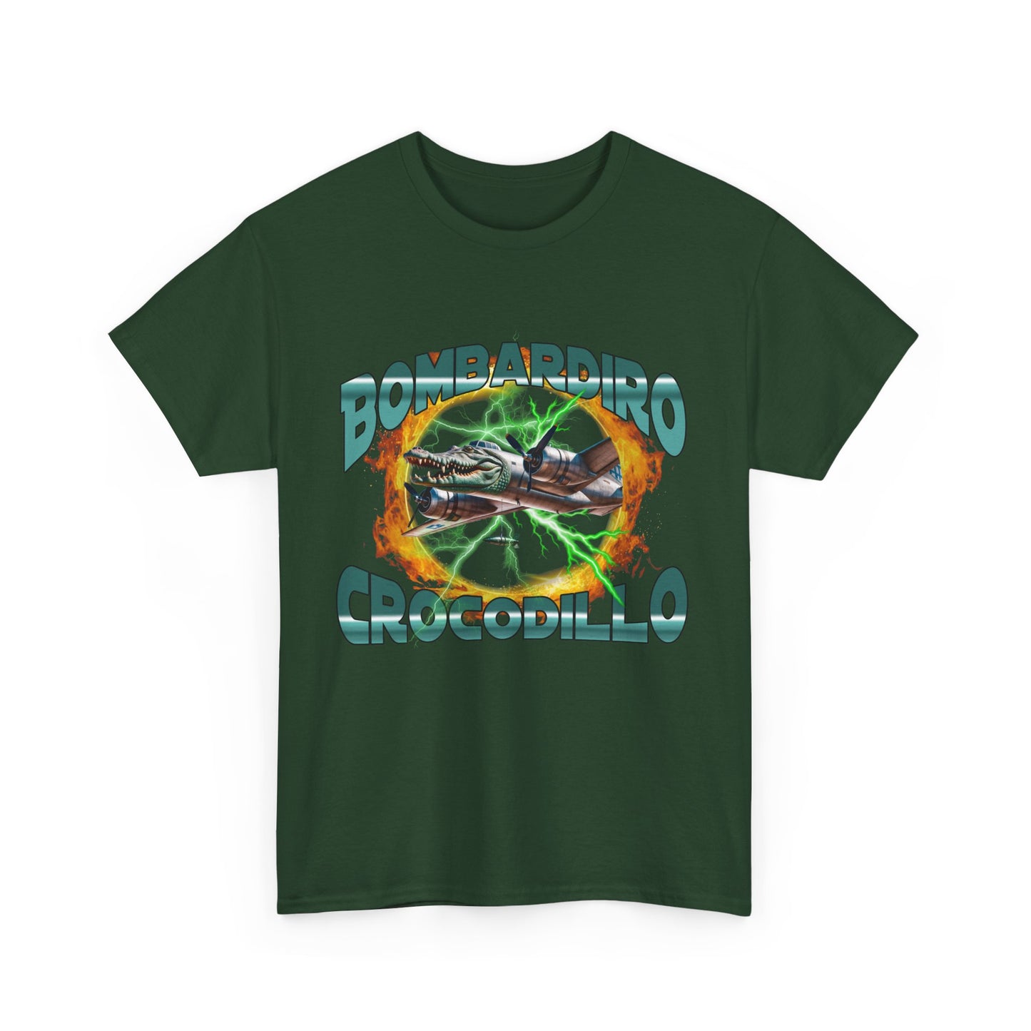 Bombardiro Crocodillo Unisex Heavy Cotton Tee