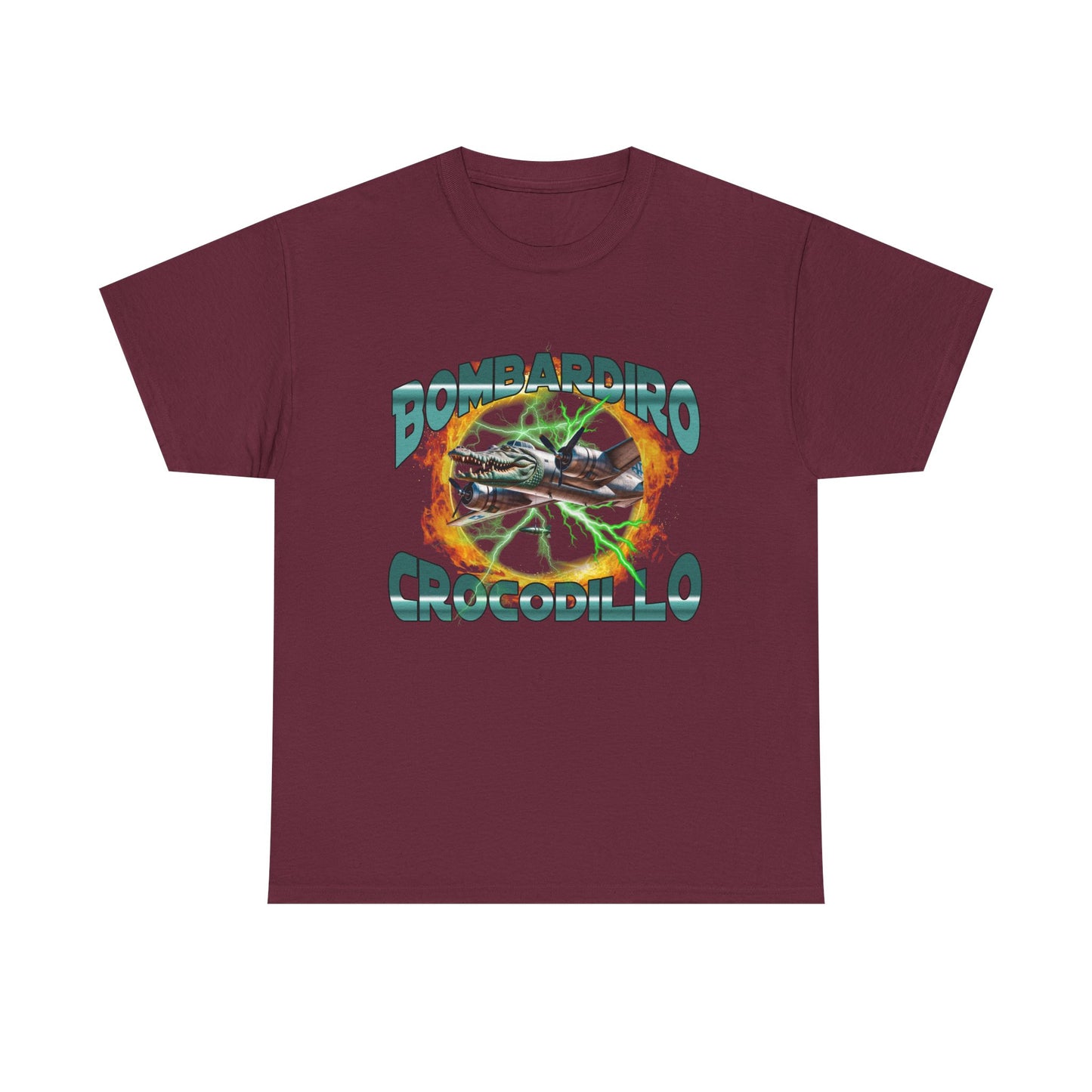 Bombardiro Crocodillo Unisex Heavy Cotton Tee