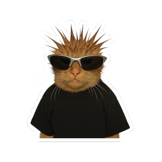 "Cool Cat" Sticker [kevin_the_cat_store]