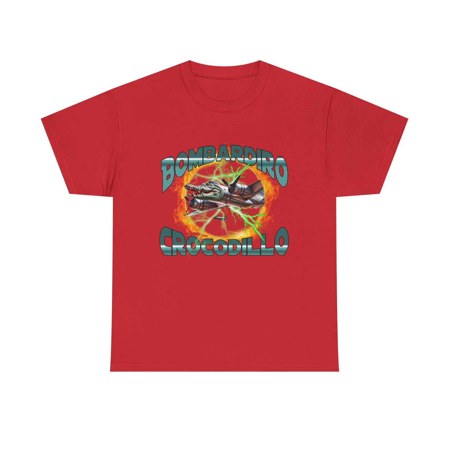 Bombardiro Crocodillo Unisex Heavy Cotton Tee