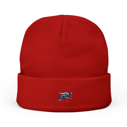 Bombardiro Crocodilo Embroidered Knit Beanie