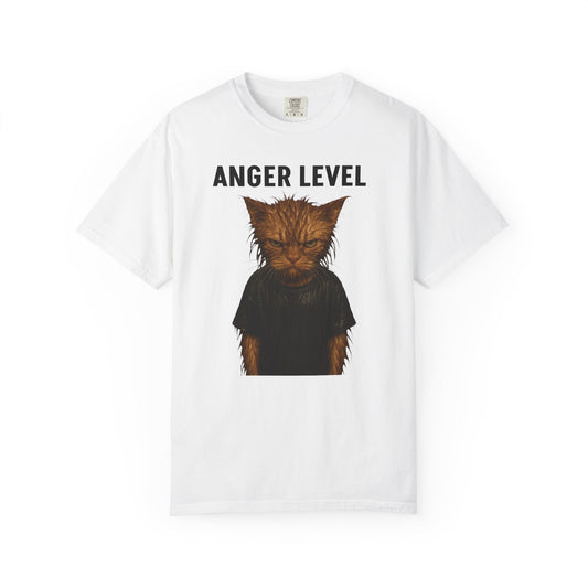 Anger level: Wet cat